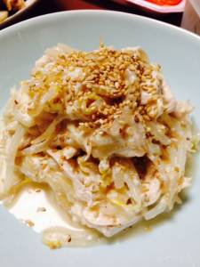 もやしと鶏肉の白あえ