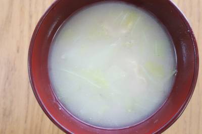 キャベツのみそ汁
