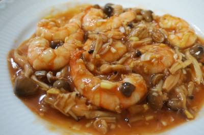 レンジえびチリ