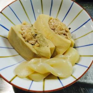 高野豆腐と鶏肉の煮物