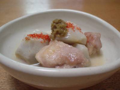 里芋と鶏肉の豆乳煮