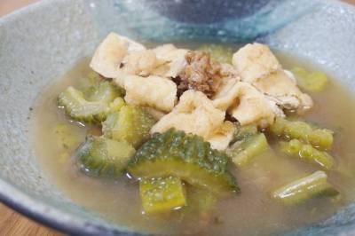 ゴーヤーと油揚げのおかか煮