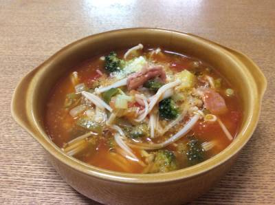 冬のミネストローネ