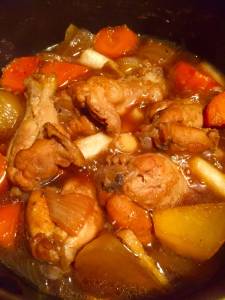 手羽元の黒酢煮