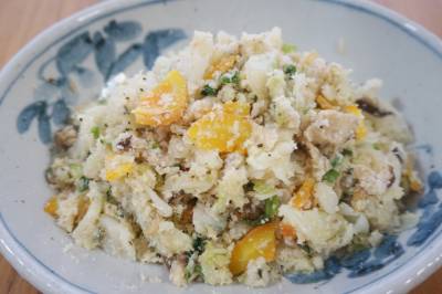 おからとキャベツのソテー