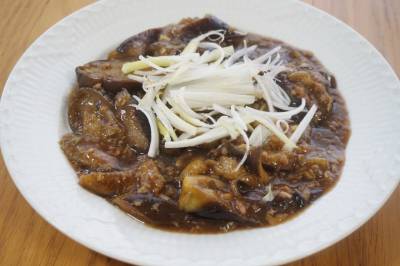 肉詰めなすのこってり煮