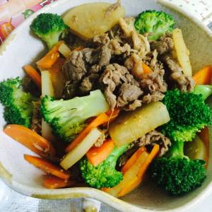 大根と牛肉のおかずナムル