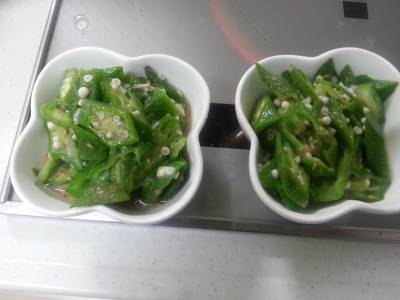 オクラのナムル