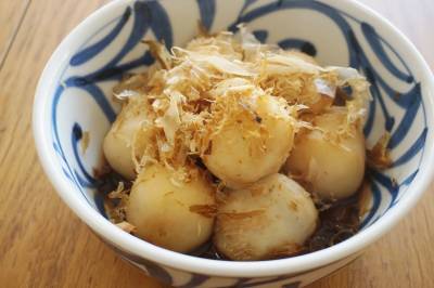 里芋とこんにゃくの土佐煮