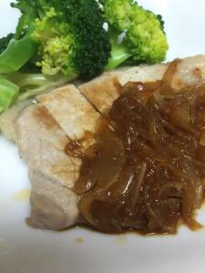 ポークソテー オニオンソース