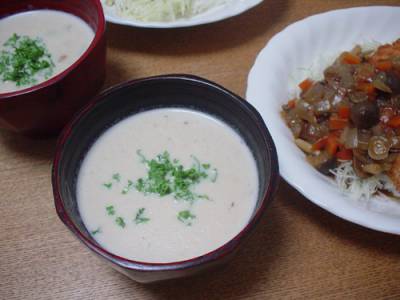 白いんげん豆のポタージュ