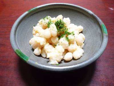 白いんげんのたらこあえ