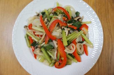 いろいろ野菜のシンプル レモン風味