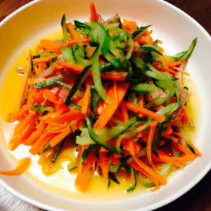 新じゃがの中国風サラダ