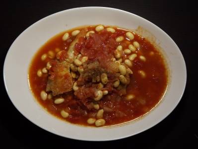 大豆と鶏手羽の煮物