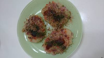 じゃがいもとベーコンのお好み焼き風