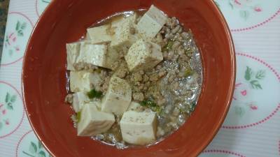 柚子こしょうの和風マーボー