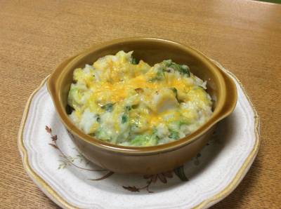 白菜とたらのグラタン