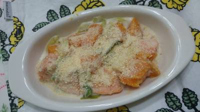 さけのミルクグラタン