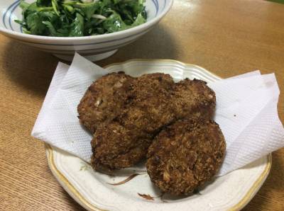 キャベツメンチカツ