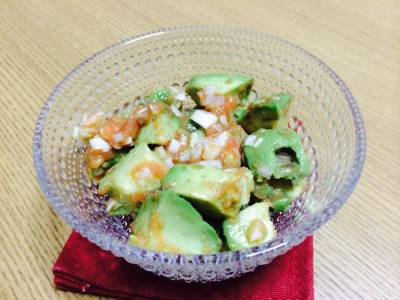 アボカド明太あえ