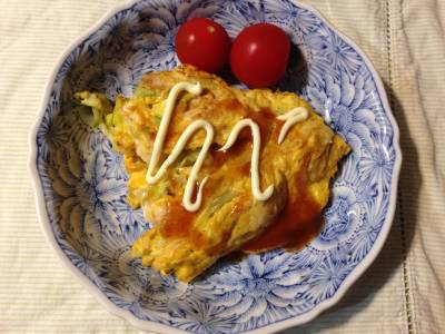 かじきのボリュームオムレツ