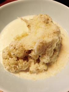 カリフラワーのミルク煮