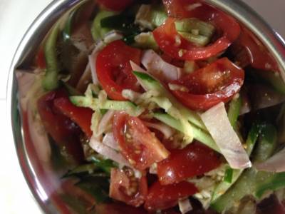 切り干し大根のサラダ