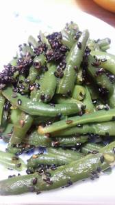 いんげんのごまあえ