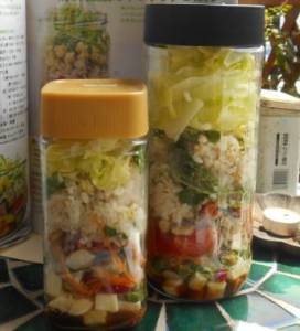 焼き肉風豚しゃぶサラダごはん