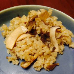 きのこの炊き込みご飯