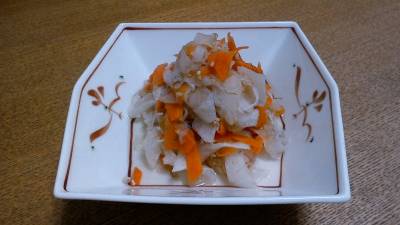 じゃこ入り紅白なます