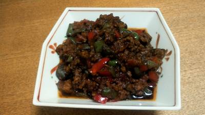 ピーマンみそそぼろ