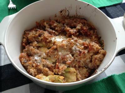 ミートソースのドリア