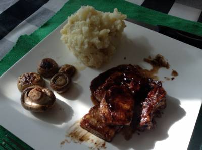 豚肉のソテーバルサミコ風味