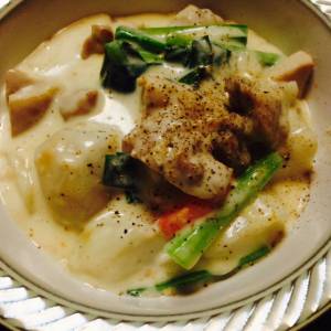 みそクリームシチュー