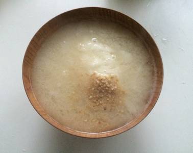 山芋のみそ汁 ごまかけ