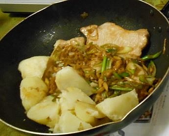 豚肉のねぎしょうが焼き