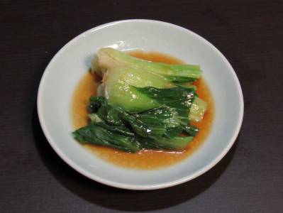 チンゲン菜の中華風