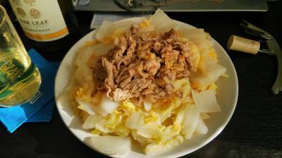 スタミナ白菜酢蒸し