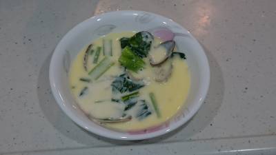 あさりのミルクスープ