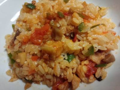 フレッシュトマトのチキンライス