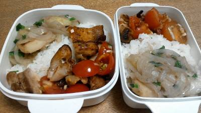 じゃがいもとたまねぎの アンチョビ炒め