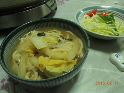 たらとねぎのしょうが煮