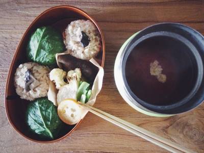 くずしとうがんの温かい澄まし汁