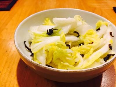 白菜の即席漬け