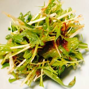 水菜の梅おかか