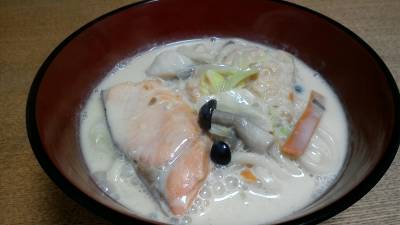 豆乳鍋焼きうどん