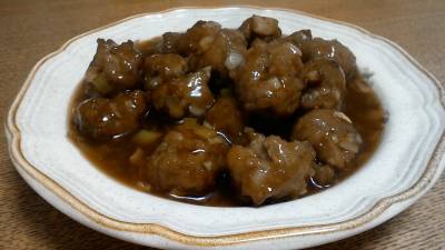 肉だんごの甘酢あん