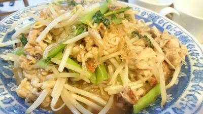 ささ身と春雨のオイスターソース炒め